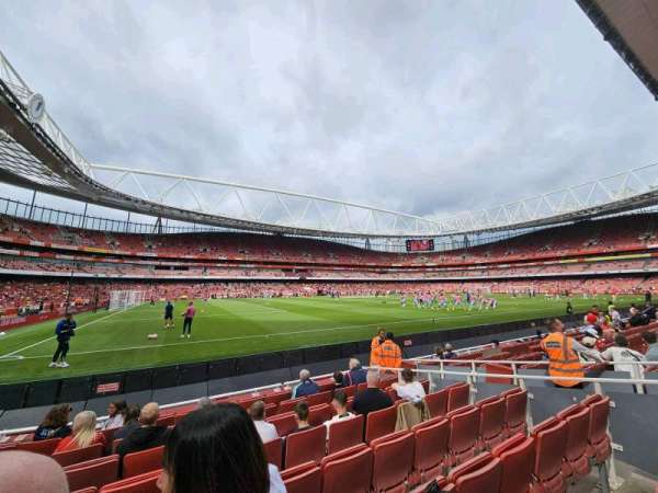 Emirates Stadium, bloc: 20, rangée: 8, place: 598