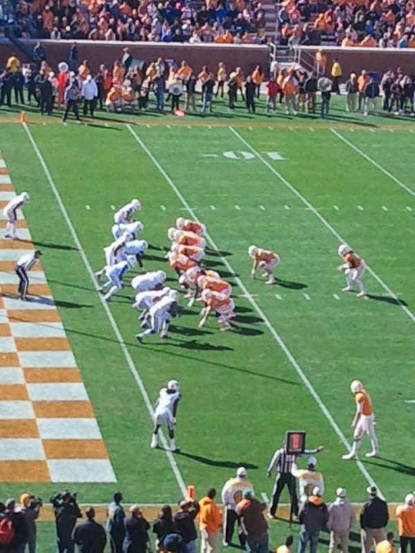 Neyland Stadium, bloc: G, rangée: 54, place: 18-19