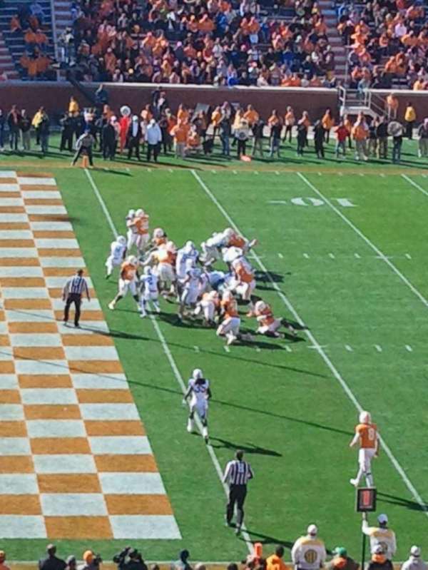 Neyland Stadium, bloc: G, rangée: 54, place: 18-19
