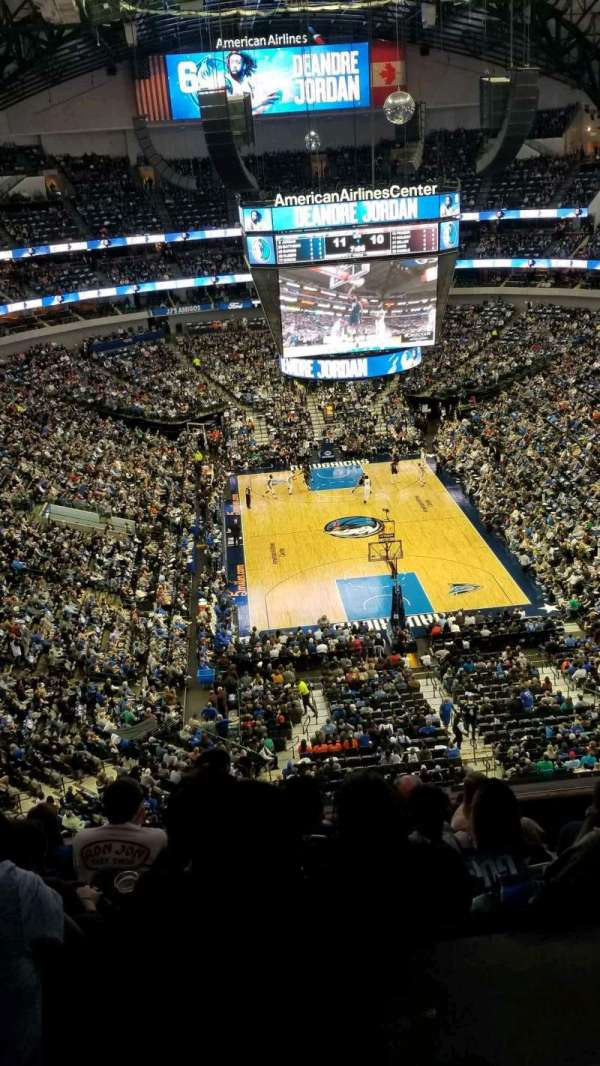 American Airlines Center, bloc: 319, rangée: G, place: 4