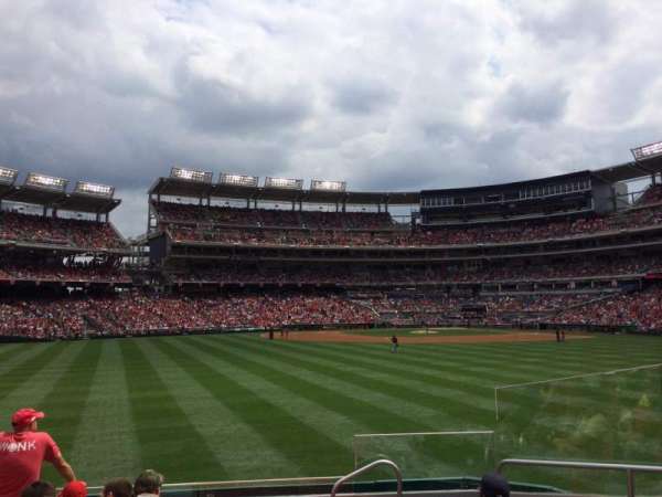 Nationals Park, bloc: 100, rangée: G, place: 8