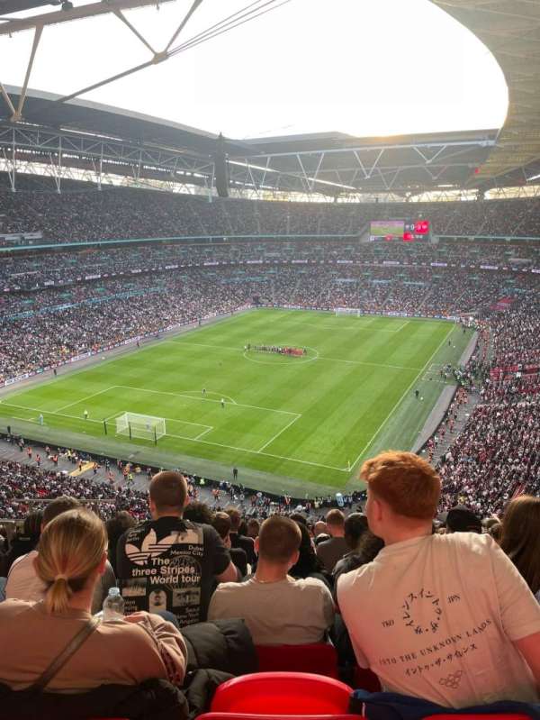 Wembley Stadium, bloc: 510, rangée: 21, place: 282