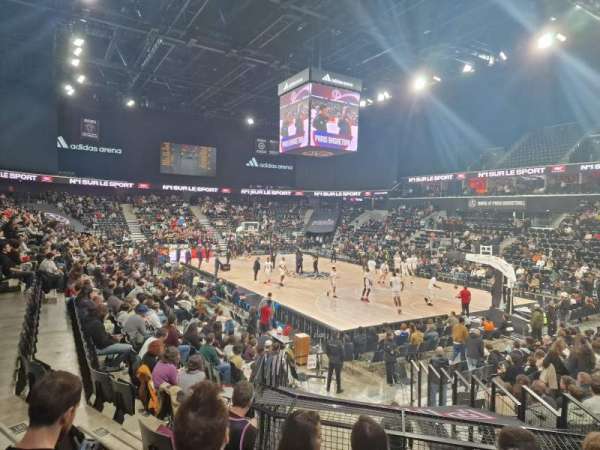 Adidas Arena, bloc: Gradin J, rangée: 5, place: 7