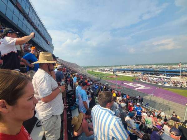 Michigan International Speedway, bloc: Ctr 5, rangée: 18, place: 1