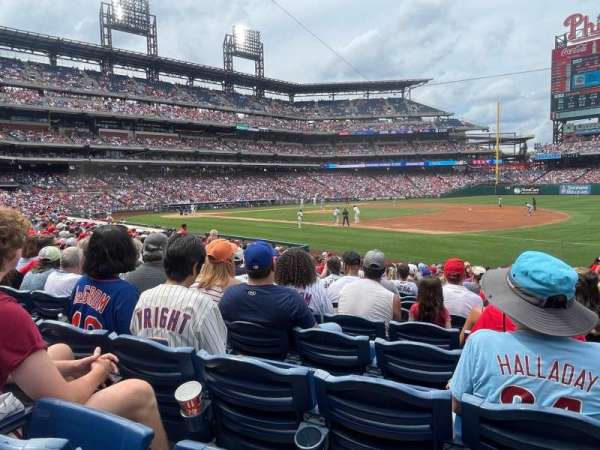 Citizens Bank Park, bloc: 113, rangée: 19, place: 4