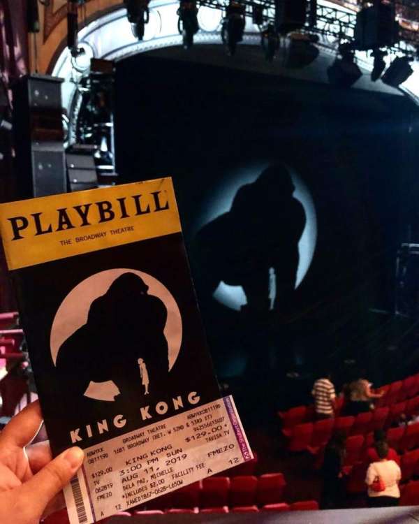 Broadway Theatre - 53rd Street, bloc: Front Mezzanine L, rangée: A, place: 12