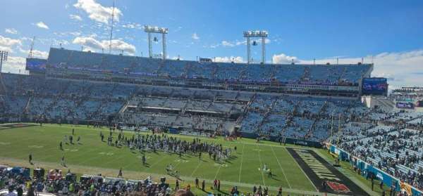 EverBank Stadium, bloc: 233, rangée: M, place: 7
