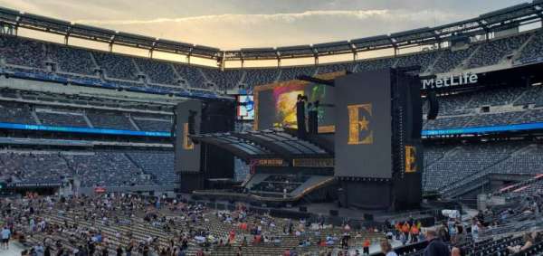 MetLife Stadium, bloc: 114, rangée: 14, place: 15