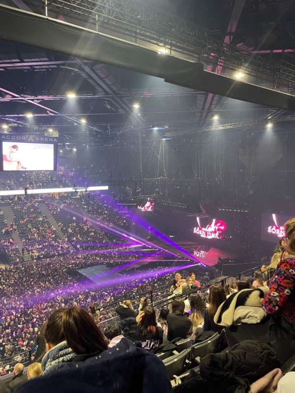 Accor Arena, bloc: Balcon E, rangée: 90, place: 11