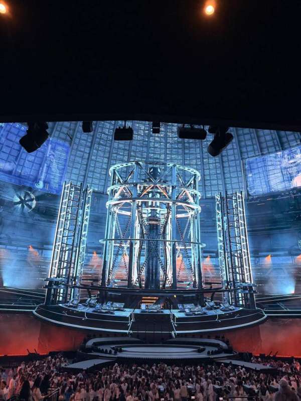 The Sphere, Vegas, bloc: 105, rangée: 27, place: 10