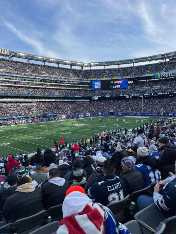 MetLife Stadium, bloc: 143, rangée: 24, place: 26