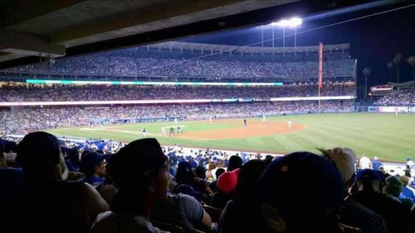 Dodger Stadium, bloc: 38FD, rangée: W, place: 7