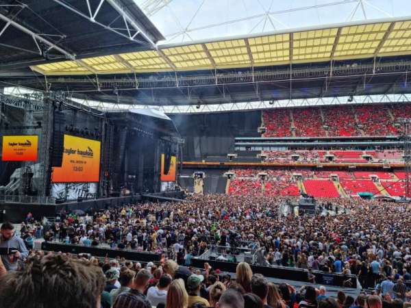 Wembley Stadium, bloc: 124, rangée: 26, place: 50