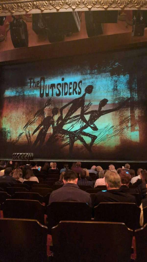 Bernard B. Jacobs Theatre, bloc: Orchestra C, rangée: L, place: 101