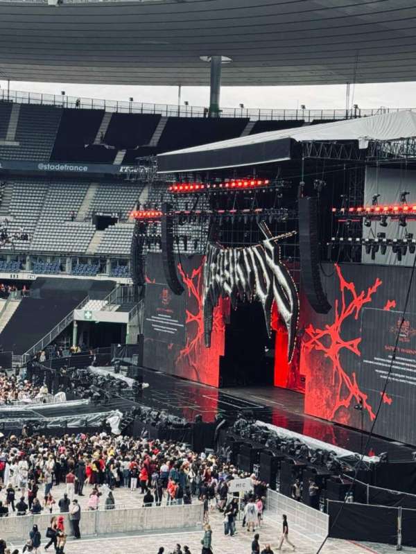 Stade de France, bloc: E12, rangée: 38, place: 21