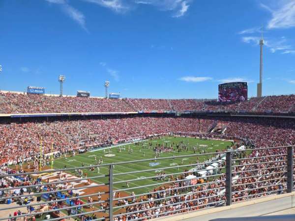 Cotton Bowl, bloc: 113, rangée: 2, place: 2