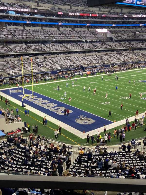 AT&T Stadium, bloc: 343, rangée: 1, place: 16