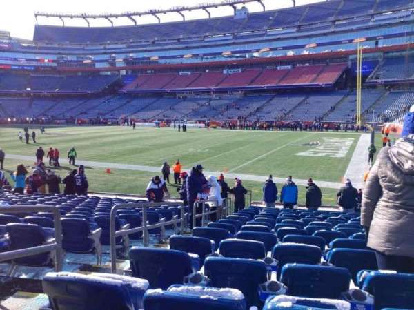 Gillette Stadium, bloc: 104, rangée: 15, place: 24