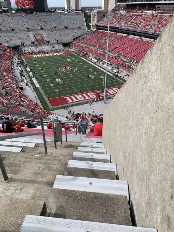 Ohio Stadium, bloc: 6C, rangée: 32, place: 1