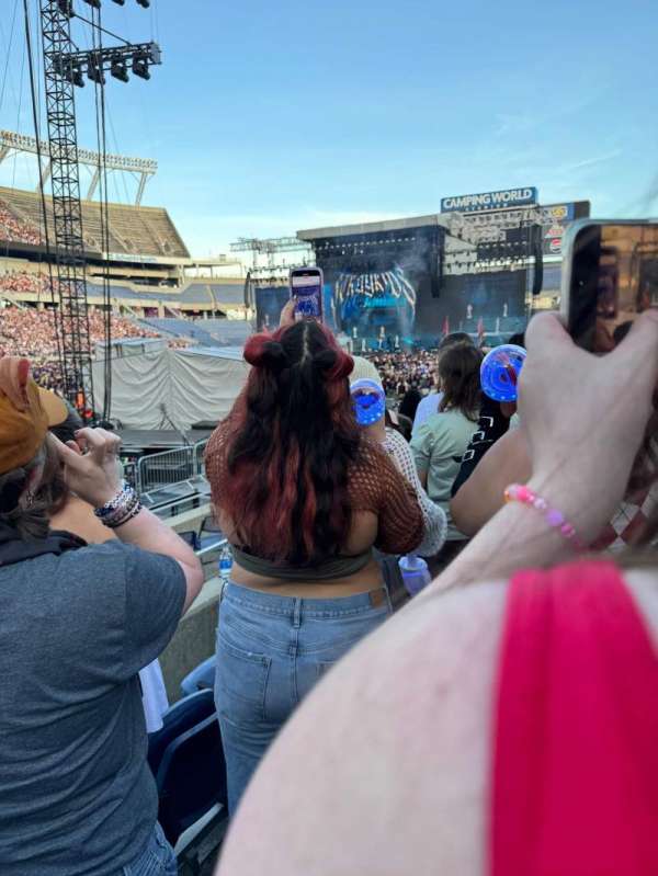 Camping World Stadium, bloc: 139, rangée: F, place: 9