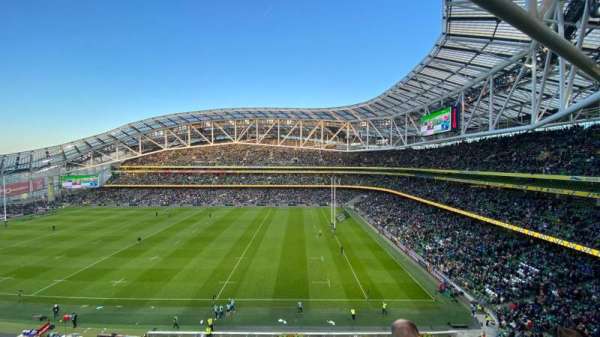 Aviva Stadium, bloc: 523, rangée: C, place: 13
