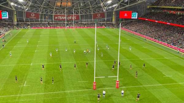 Aviva Stadium, bloc: 516, rangée: E, place: 9