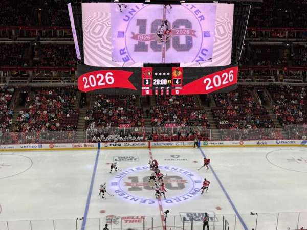 United Center, bloc: 318, rangée: D, place: 4