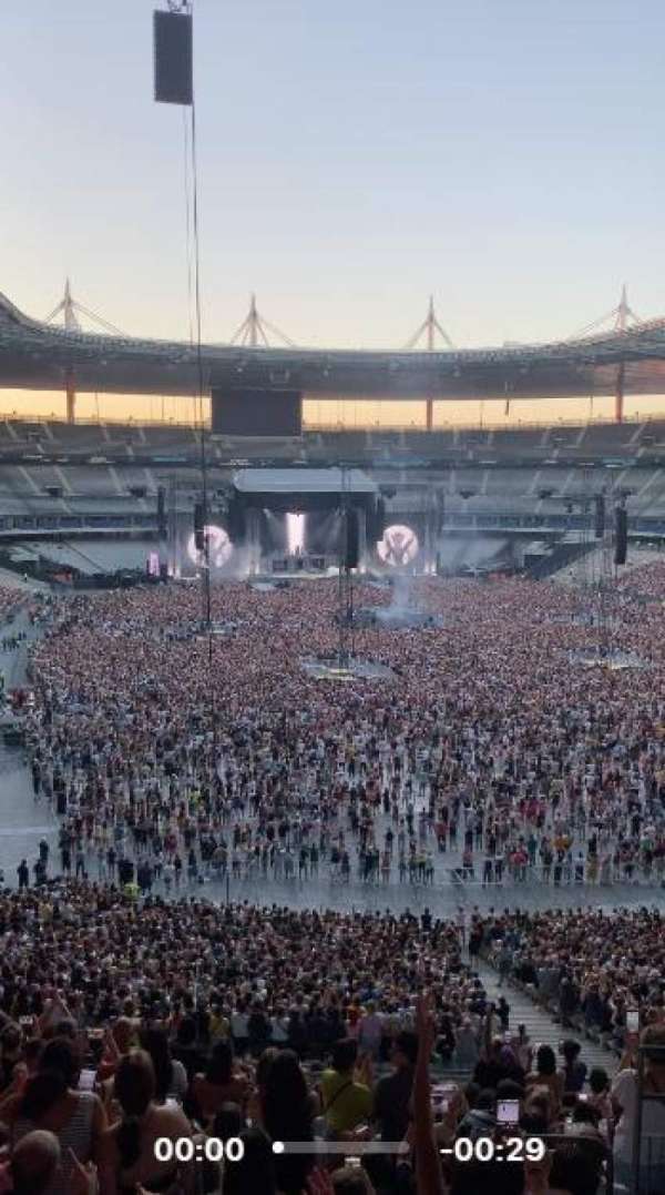 Stade de France, bloc: Y13, rangée: 50, place: 9