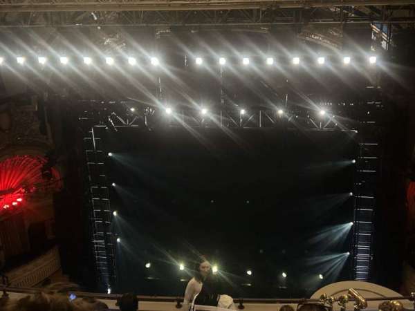 Palace Theatre, Broadway, bloc: Balcony C, rangée: H, place: 110