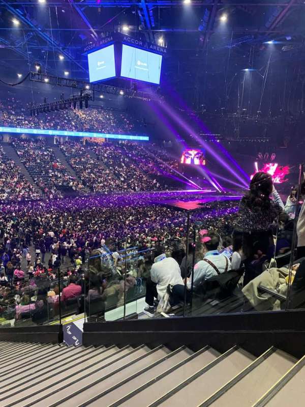 Accor Arena, bloc: Gradin D, rangée: 3, place: 24