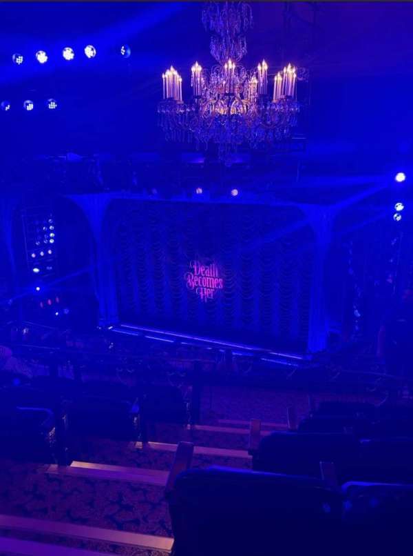 Lunt-Fontanne Theatre, bloc: Middle Mezzanine R, rangée: F, place: 4