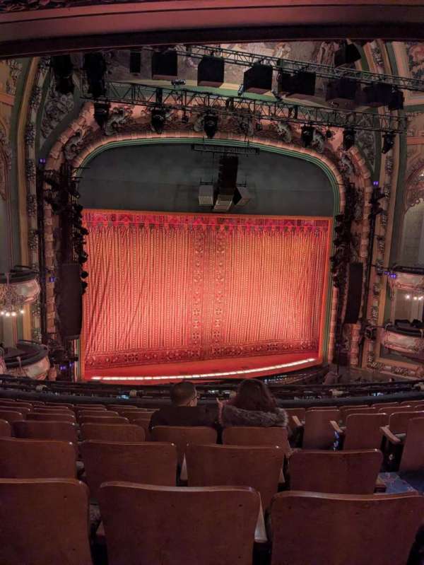 New Amsterdam Theatre, bloc: Mezzanine L, rangée: JJ, place: 7