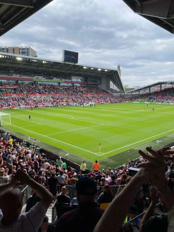 Gtech Community Stadium, bloc: E218, rangée: 19, place: 456