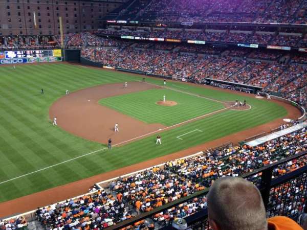 Oriole Park at Camden Yards, bloc: 362, rangée: 2, place: 5