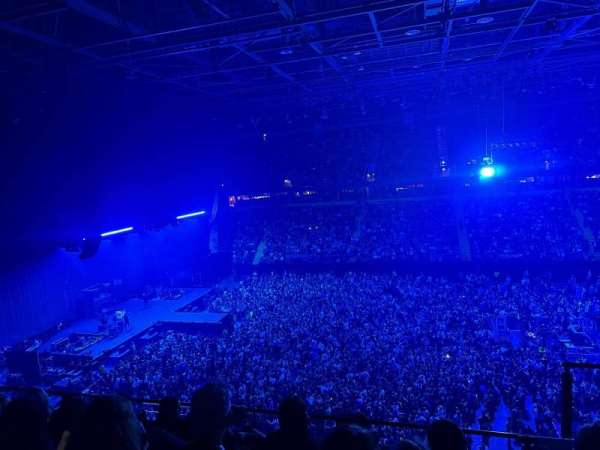 AO Arena, bloc: 203, rangée: E, place: 14