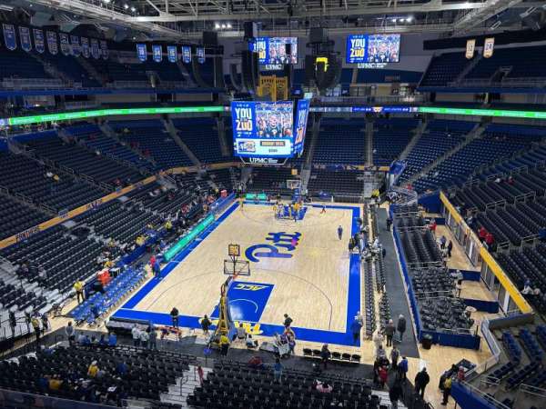 Petersen Events Center, bloc: 201, rangée: A, place: 14