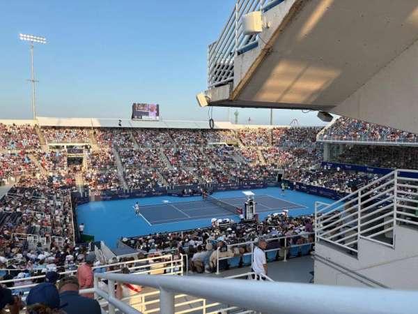 Lindner Family Tennis Center, Center Court, bloc: 301, rangée: I, place: 1