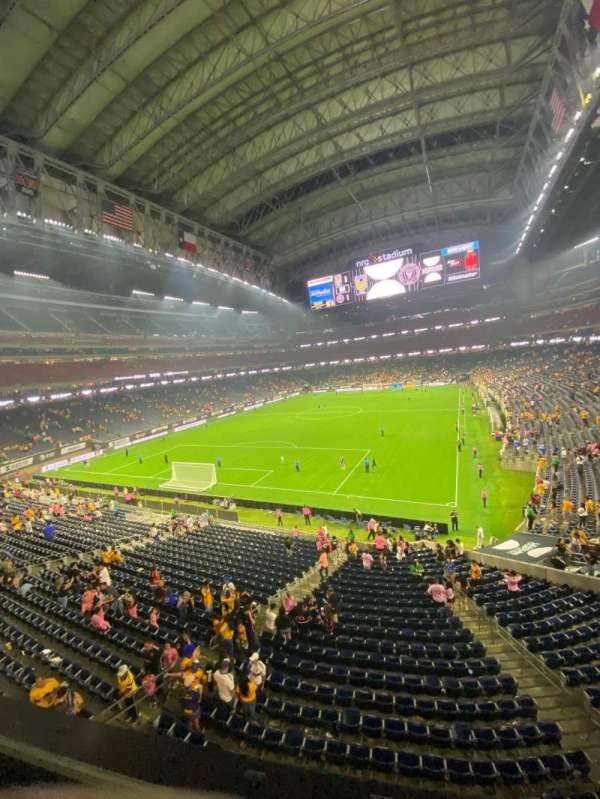 NRG Stadium, bloc: 321, rangée: A, place: 5