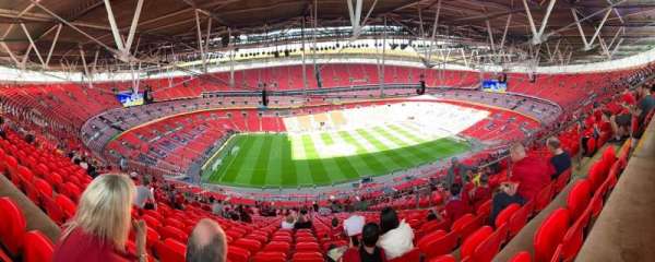 Wembley Stadium, bloc: 528, rangée: 43, place: 53