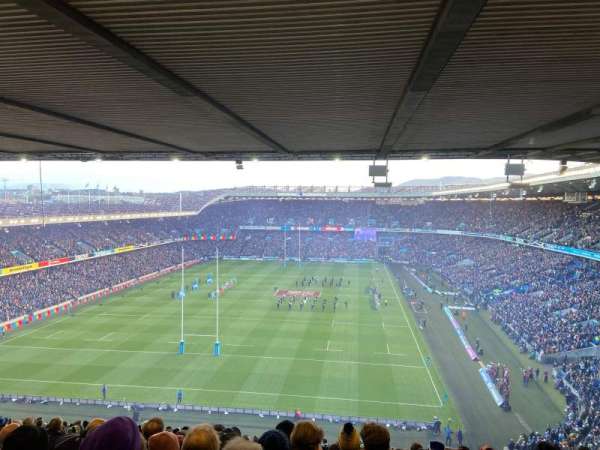 Murrayfield Stadium, bloc: N2, rangée: QQ, place: 17