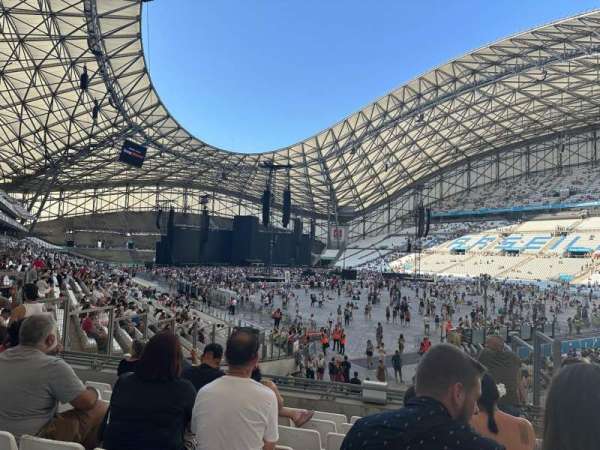 Stade Vélodrome, bloc: Sud Q, rangée: 27, place: 40