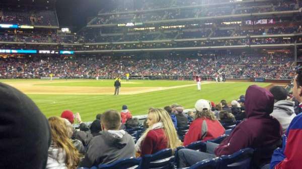 Citizens Bank Park, bloc: 136, rangée: 10