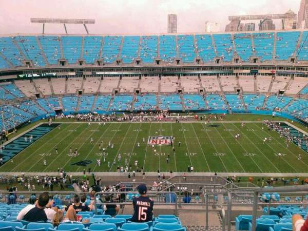 Bank of America Stadium, bloc: 542, rangée: 11, place: 1