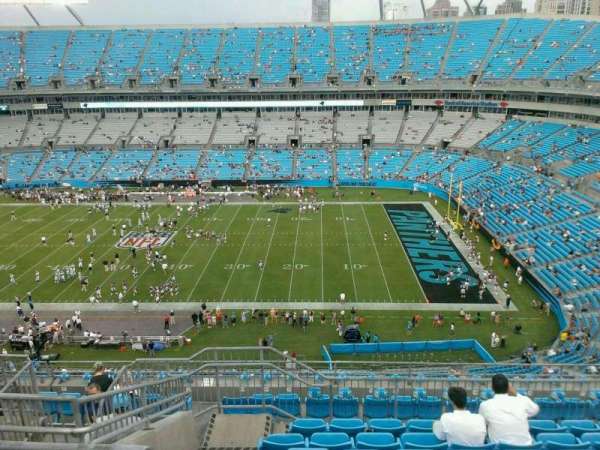 Bank of America Stadium, bloc: 540, rangée: 14, place: 18