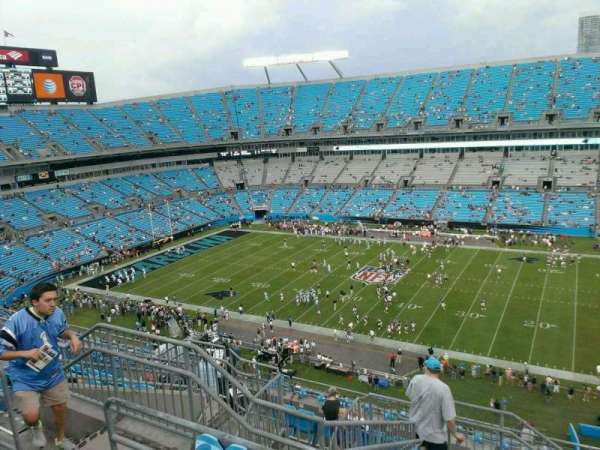 Bank of America Stadium, bloc: 540, rangée: 14, place: 18