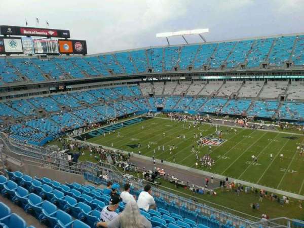 Bank of America Stadium, bloc: 539, rangée: 14, place: 3
