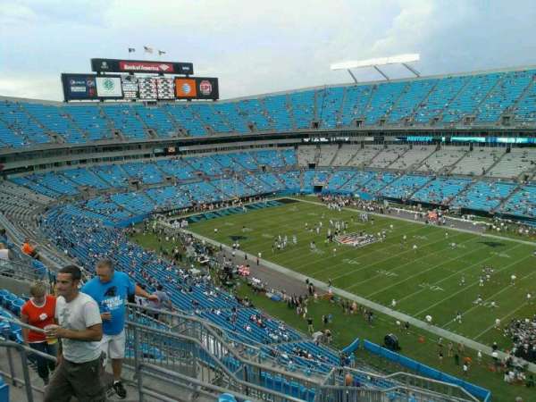 Bank of America Stadium, bloc: 537, rangée: 8, place: 13