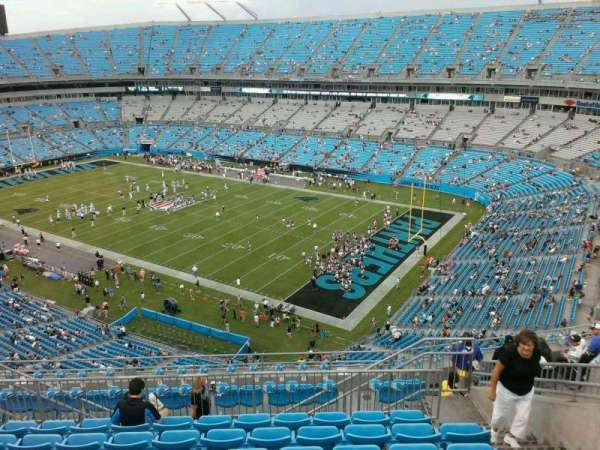 Bank of America Stadium, bloc: 536, rangée: 8, place: 10