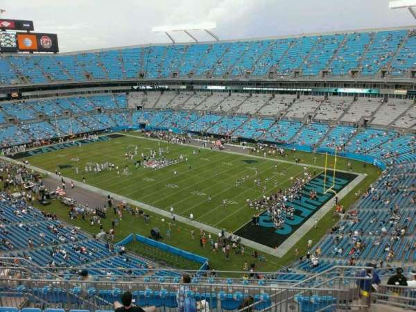 Bank of America Stadium, bloc: 536, rangée: 8, place: 10