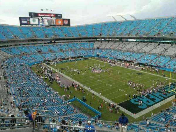 Bank of America Stadium, bloc: 535, rangée: 6, place: 11
